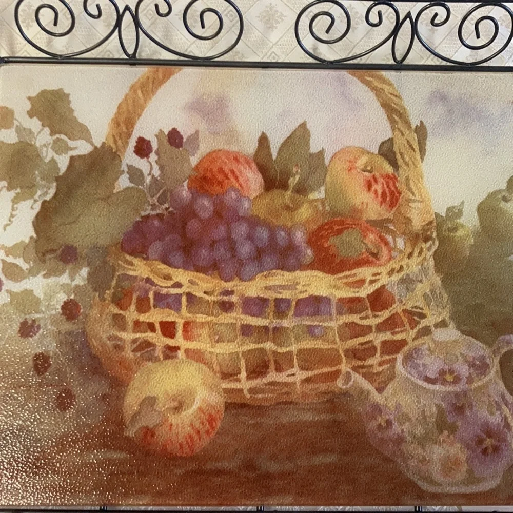 HP! Glass Cutting Board with Serving Tray